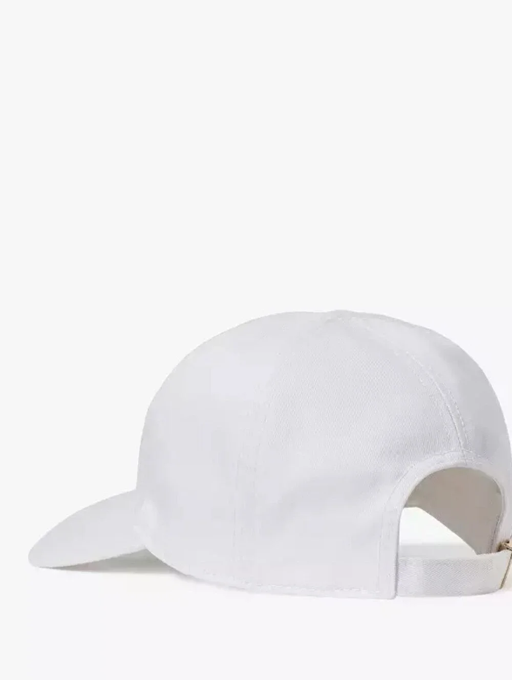 kate spade White Baseball Cap with Heart Detail